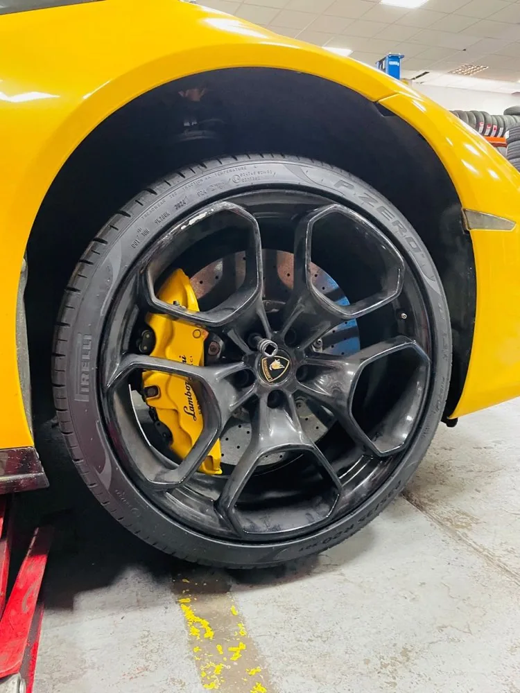 Alloy wheel refurbishment at Park Royal Tyre & Alignment Centre