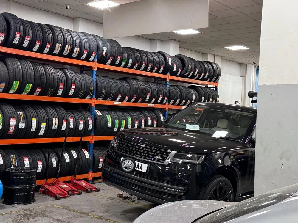 Suspension inspection at Park Royal Tyre & Alignment Centre