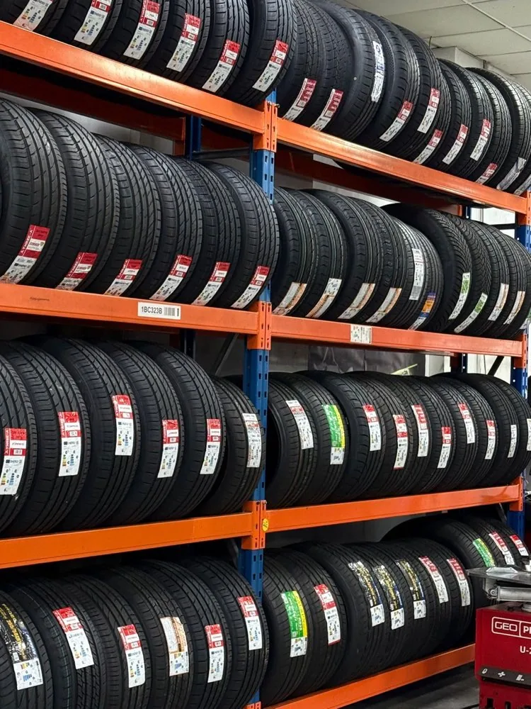 Four-wheel alignment readout at Park Royal Tyre & Alignment Centre